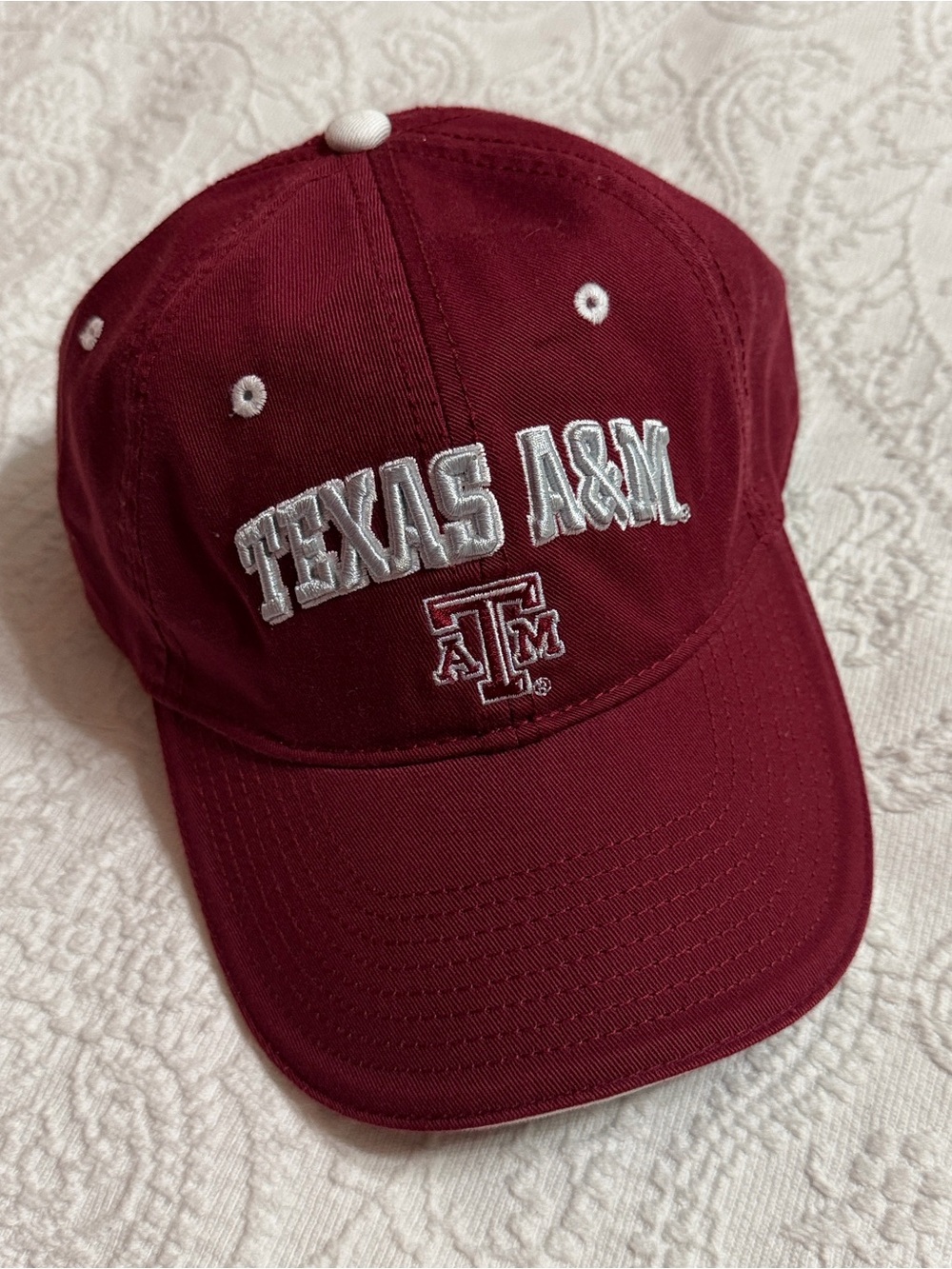 The Game Maroon Texas A&M Soft Cap with Embroidered Logo